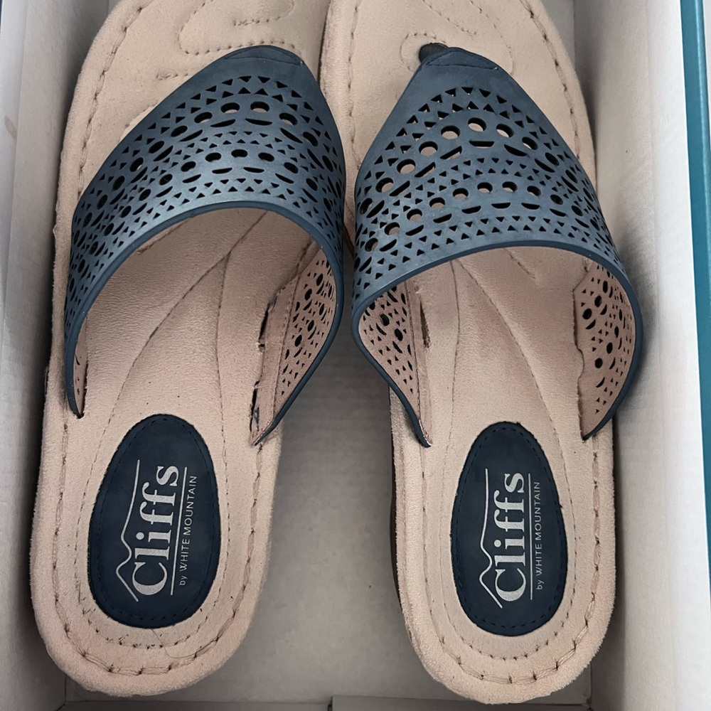 Cliffs by White Mountain Women's Blue Sandals